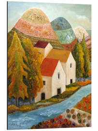 Magnettafel Herbstlandschaft