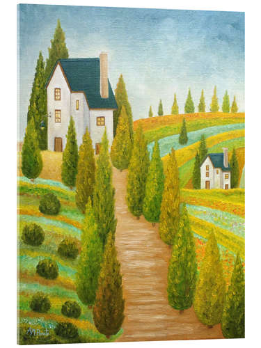 Acrylic print Balmy Spring Evening
