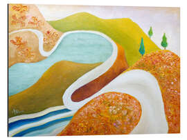 Magnettafel Am Strandweg entlang