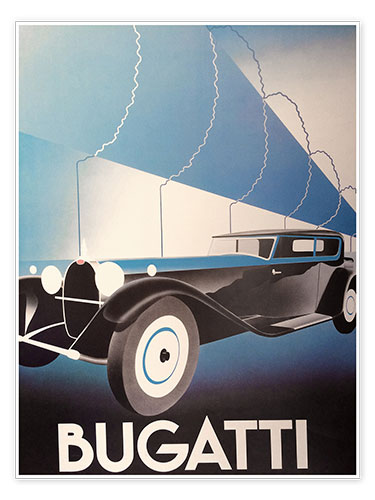 Poster Bugatti