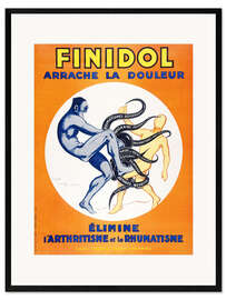 Framed art print Finidol advert