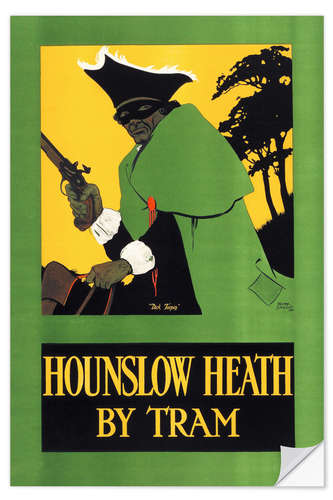 Självhäftande poster Hounslow heath by tram