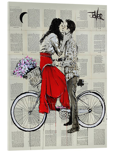 Acrylic print Bike ride