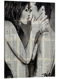 Magnettafel Spuren eines Kusses