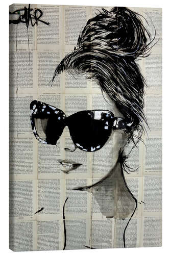 Leinwandbild Die Sonnenbrille