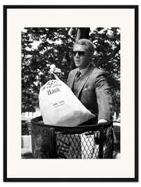 Gerahmter Kunstdruck Steve McQueen, Die Thomas Crown Affäre