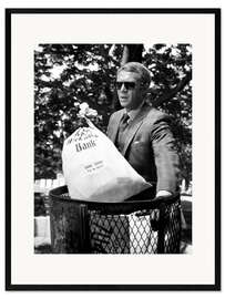 Impresión de arte enmarcada Steve McQueen, The Thomas Crown Affair