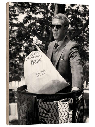 Hout print Steve McQueen, The Thomas Crown affair