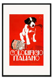 Gerahmter Kunstdruck Colorificio italiano