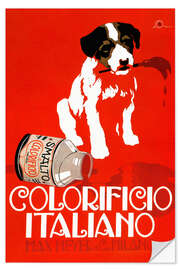 Selvklebende plakat Colorificio italiano