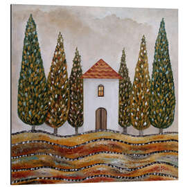Tableau en aluminium Maison hors du temps