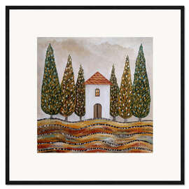 Gerahmter Kunstdruck Außerhalb der Zeit