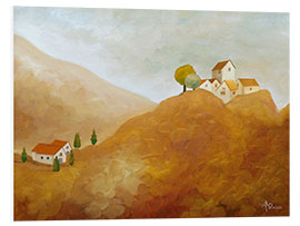 Hartschaumbild Ruhig und fern