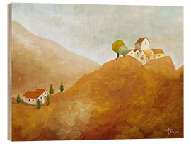 Holzbild Ruhig und fern