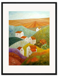 Gerahmter Kunstdruck Die Farbe der Erinnerungen