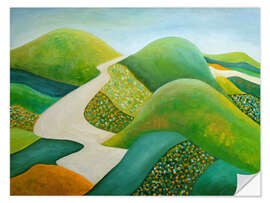 Wandsticker Beruhigende Landschaft