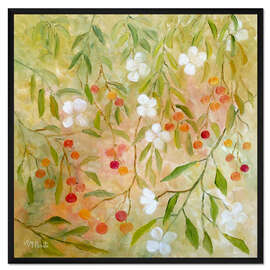 Gerahmter Kunstdruck Blütezeit