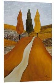 Hartschaumbild Nur wir drei