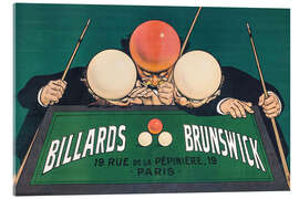 Acrylglasbild Billards Brunswick - Eugène Ogé