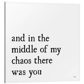 Magnettafel Einfach romantisch I (Englisch)