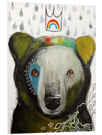 Foam board print Rainbow bear