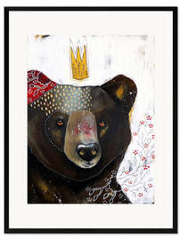 Ingelijste kunstdruk Lord of the forest