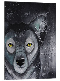 Gallery Print Einsamer Wolf