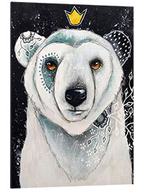 Aluminium print Polar Bear King