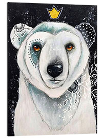 Quadro em plexi-alumínio Rei Urso Polar