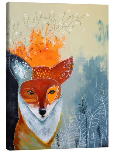 Tableau sur toile Renard flamboyant