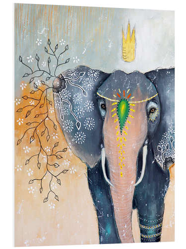 Foam board print Elephant Princess