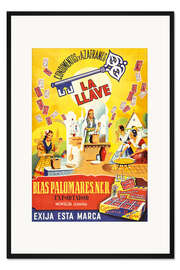 Gerahmter Kunstdruck Gewürze und Safran (Spanisch)