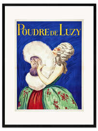 Framed art print Luzy powder (french)