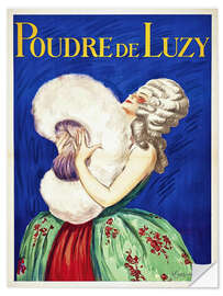 Självhäftande poster Luzy powder (french)