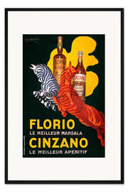 Gerahmter Kunstdruck Cinzano