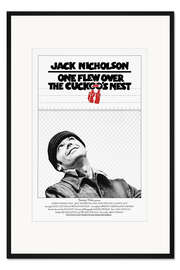 Gerahmter Kunstdruck Einer flog über das Kuckucksnest (Englisch)