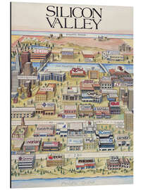 Magnettafel Silicon Valley