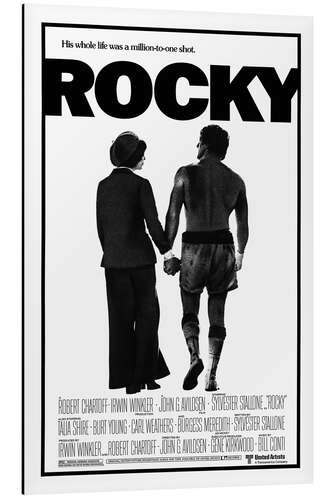 Alubild Rocky (Englisch)