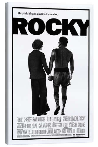 Tableau sur toile Rocky (anglais)