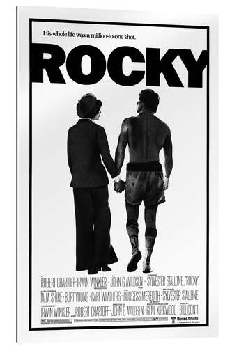 Quadro em plexi-alumínio Rocky (inglês)