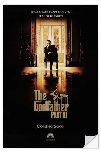 Selvklebende plakat The Godfather Part III, 1990