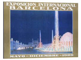 Magnettafel Exposicion International Barcelona 1929