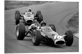 Galleriprint Hill leads Stewart at the Dutch Grand Prix, Zandvoort 1965