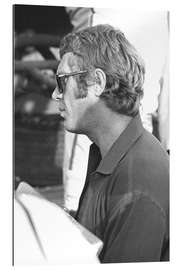 Gallery print Steve McQueen, Circuit de la Sarthe, France 1970