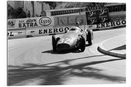 Cuadro de plexi-alu Juan Manuel Fangio, Maserati 250F, Monaco Grand Prix, 1957