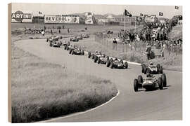 Puutaulu Jim Clark heads the field, Dutch Grand Prix, Zandvoort 1963