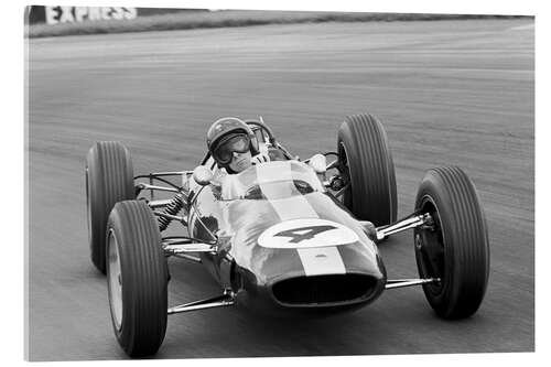 Acrylic print Jim Clark, Lotus 25 Cimax, Great Britain Grand Prix, Silverstone 1963