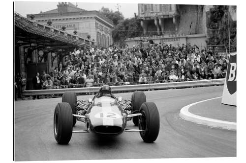 Gallery print Jim Clark, Lotus 25 Climax, Monaco Grand Prix, 1964