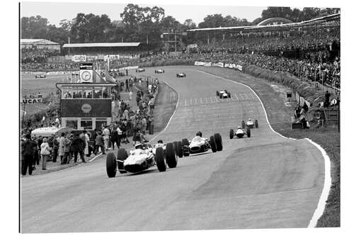 Galleritryck 1964 British Grand Prix victory lap