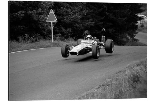 Quadro em plexi-alumínio Jim Clark, Lotus 49 Ford, German Grand Prix, Nurburgring 1967